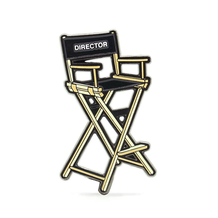 Film Pin Society - Director's Chair Enamel Pin