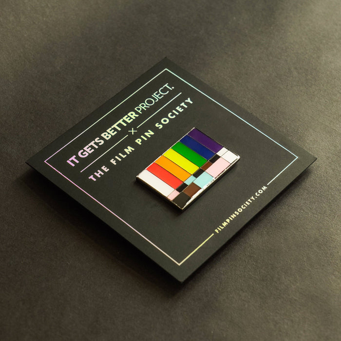 Film Pin Society - Color Bars and Tone LGBTQ+ Pride Pin