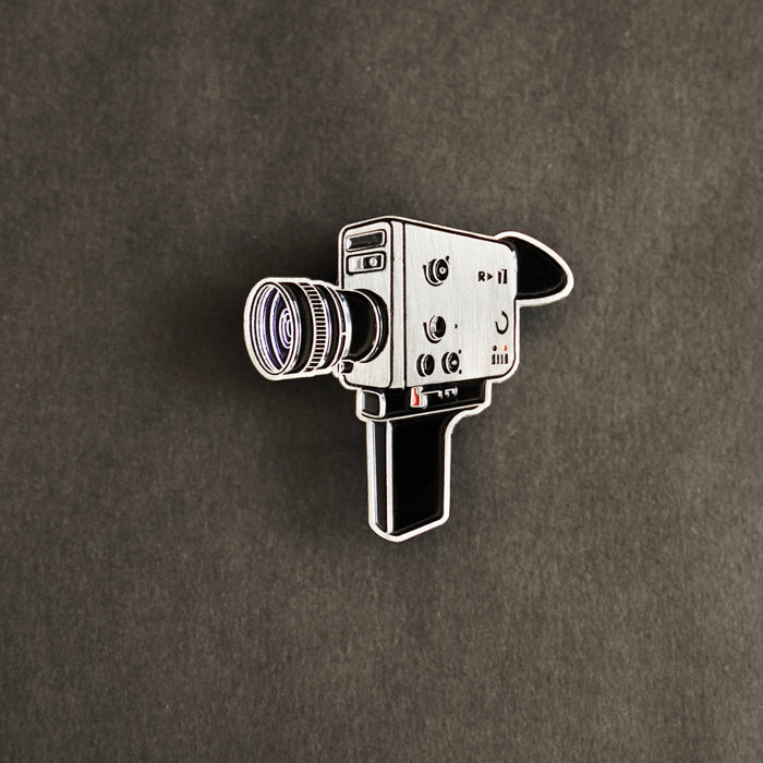 Film Pin Society - Retro Super 8 Camera Enamel Pin