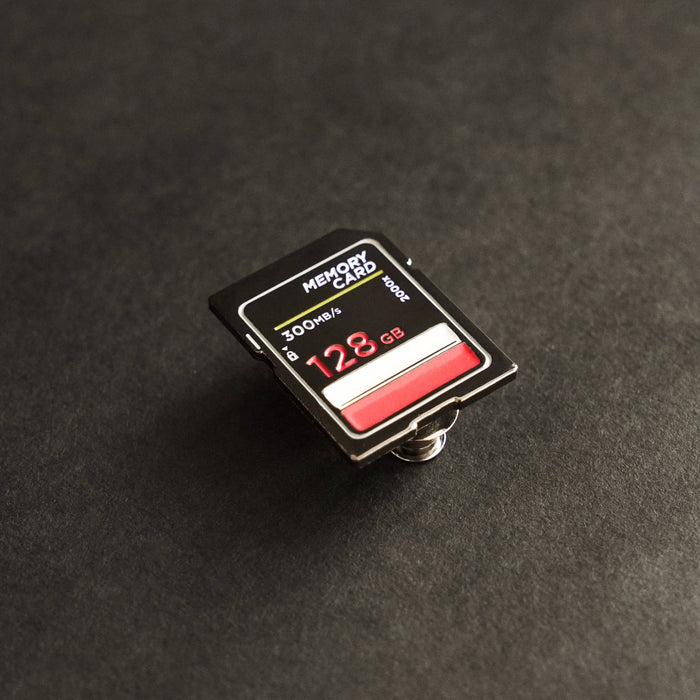 Film Pin Society - Memory Card Enamel Pin