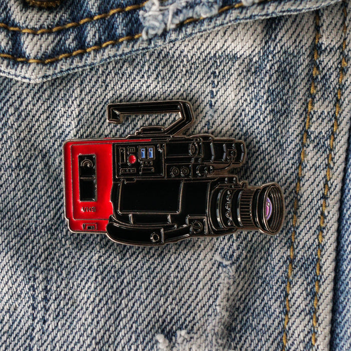 Film Pin Society - Retro 80s VHS Camera Enamel Pin