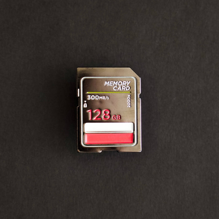 Film Pin Society - Memory Card Enamel Pin