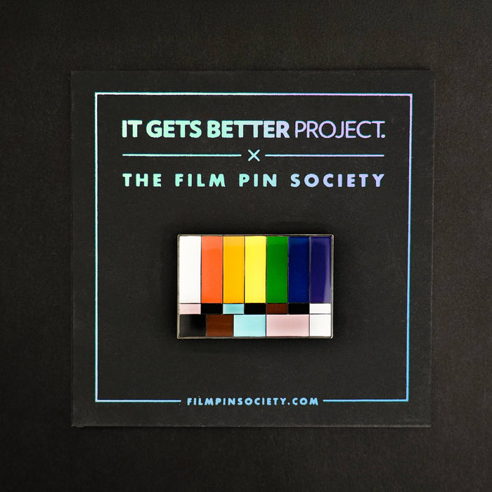 Film Pin Society - Color Bars and Tone LGBTQ+ Pride Pin