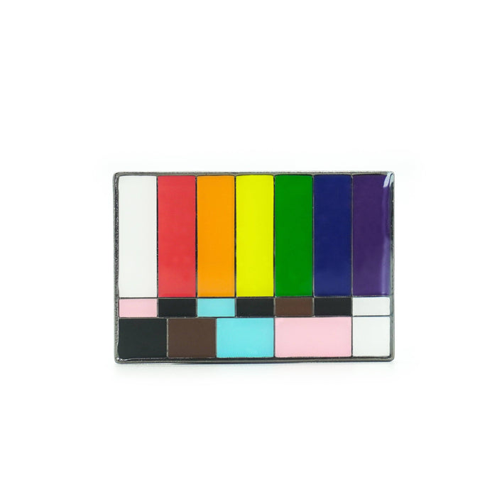 Film Pin Society - Color Bars and Tone LGBTQ+ Pride Pin