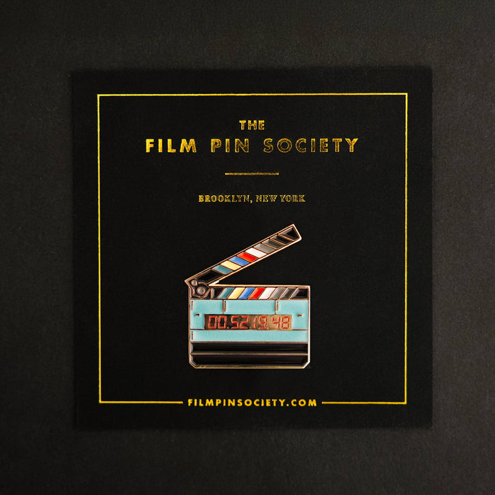 Film Pin Society - Glow in the Dark Movie Slate Clapper Enamel Pin