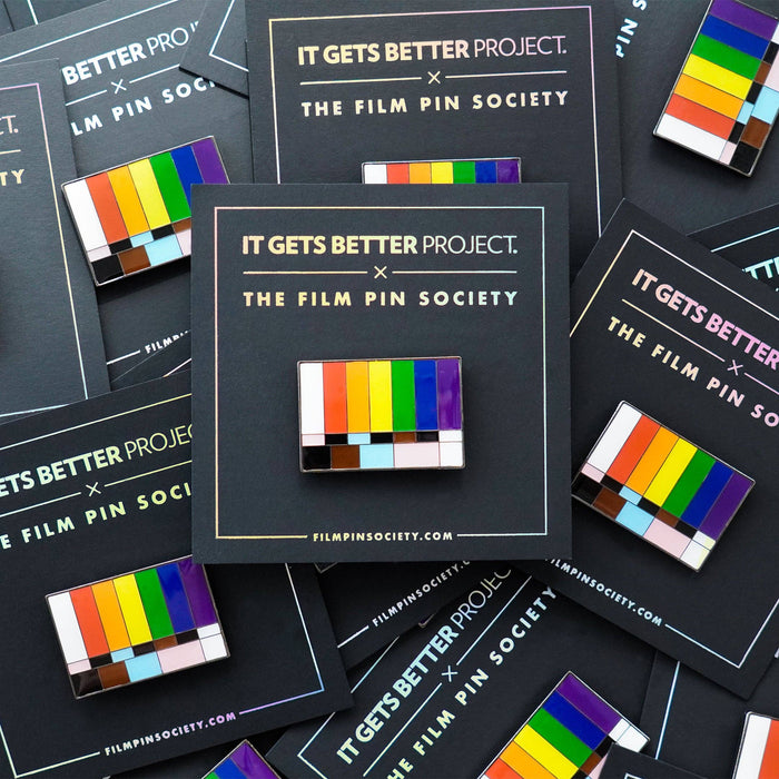 Film Pin Society - Color Bars and Tone LGBTQ+ Pride Pin