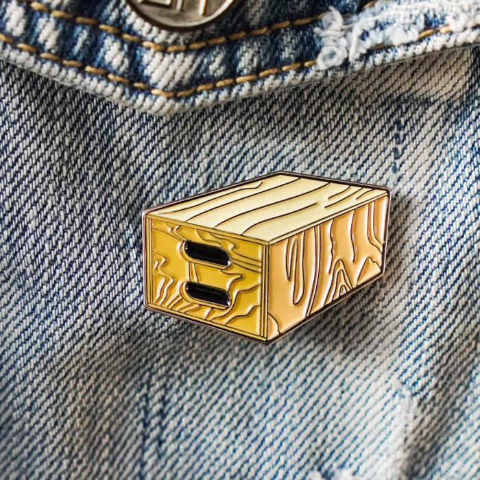 Film Pin Society - Apple Box Enamel Pin