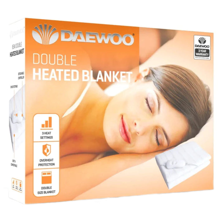 Daewoo Electric Heated Blanket Double 120 x 135cm