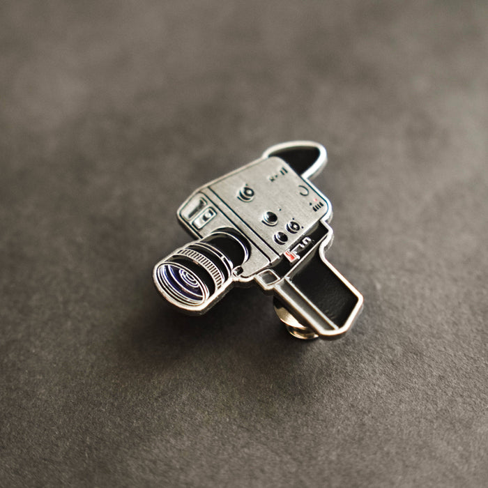 Film Pin Society - Retro Super 8 Camera Enamel Pin