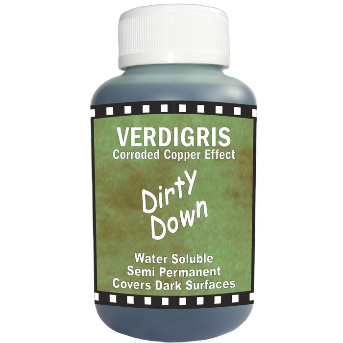 Dirty Down - Water Soluble Paint - Verdigris Effect - 250 ml pot