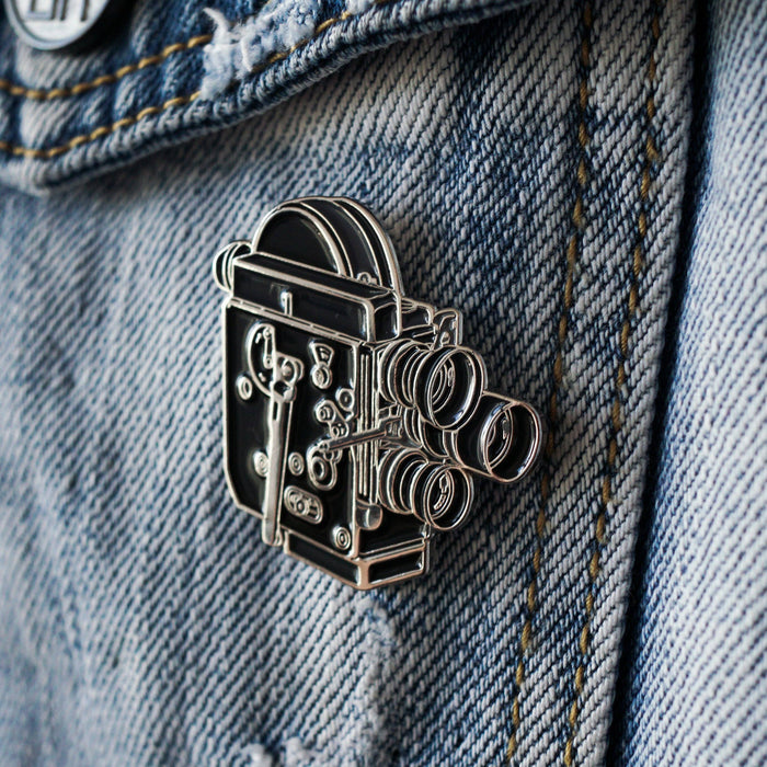 Film Pin Society - 16mm Film Camera Enamel Pin